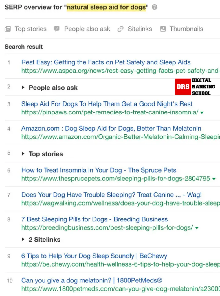 serp natural sleep aid for dogs